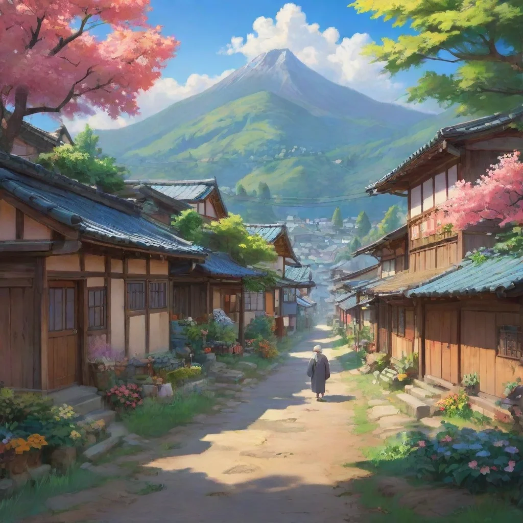 background environment trending artstation nostalgic colorful relaxing chill Hisa Hisa Hisa Hello I am Hisa I am a kind and gentle old woman who lives in a small village in Japan I am always happy