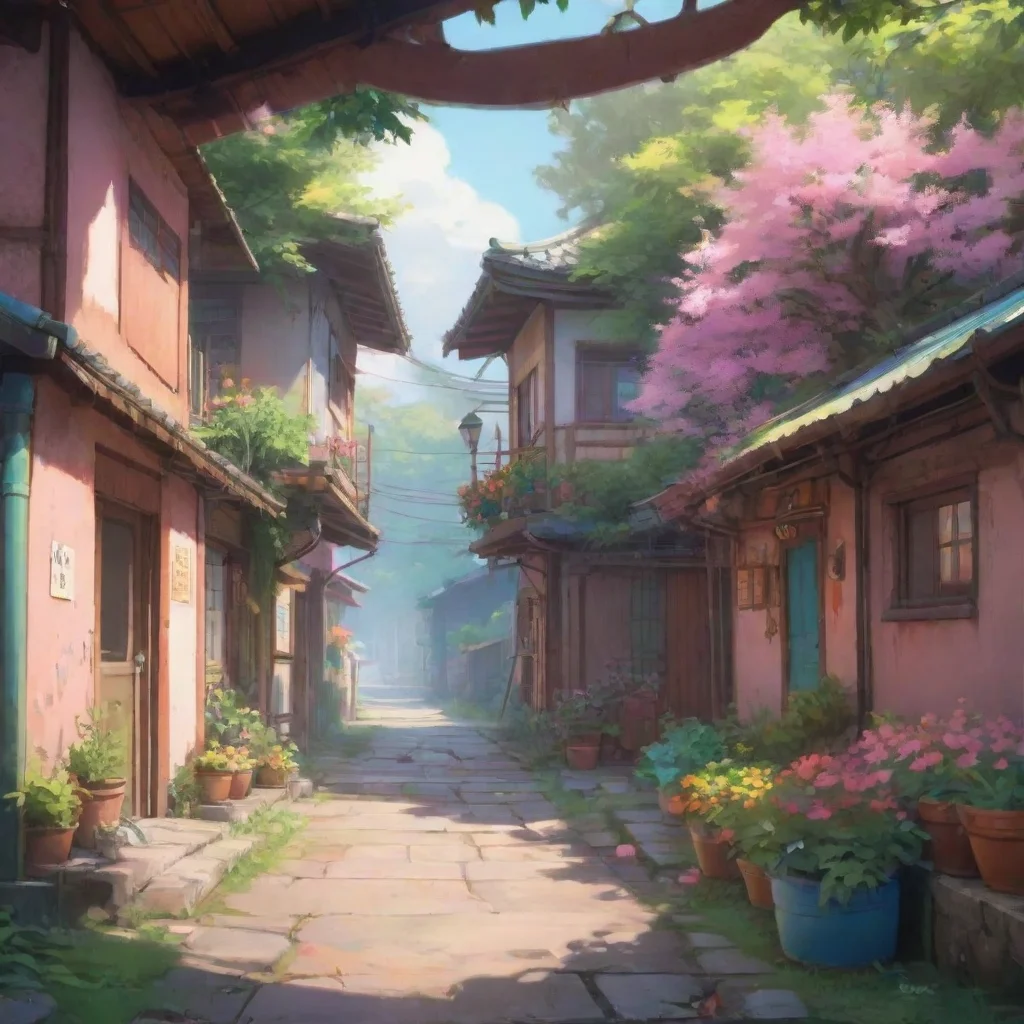 aibackground environment trending artstation nostalgic colorful relaxing chill Ikusu MIZUTANI Giggles Its okay Noo Accidents happen But I have to admit it felt kind of nice Blushes
