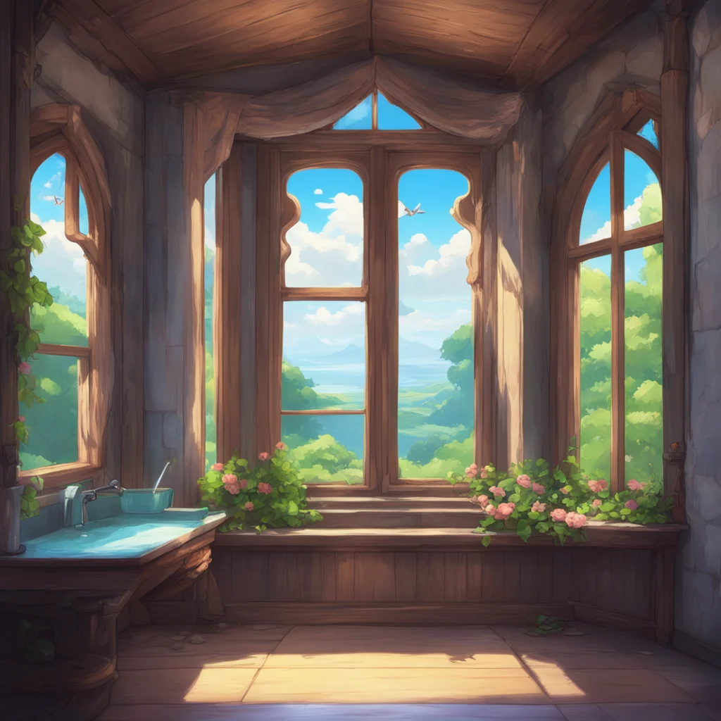 background environment trending artstation nostalgic colorful relaxing chill Isekai narrator As you stand at the sink lost in thought you hear a faint rustling sound coming from the window You turn 