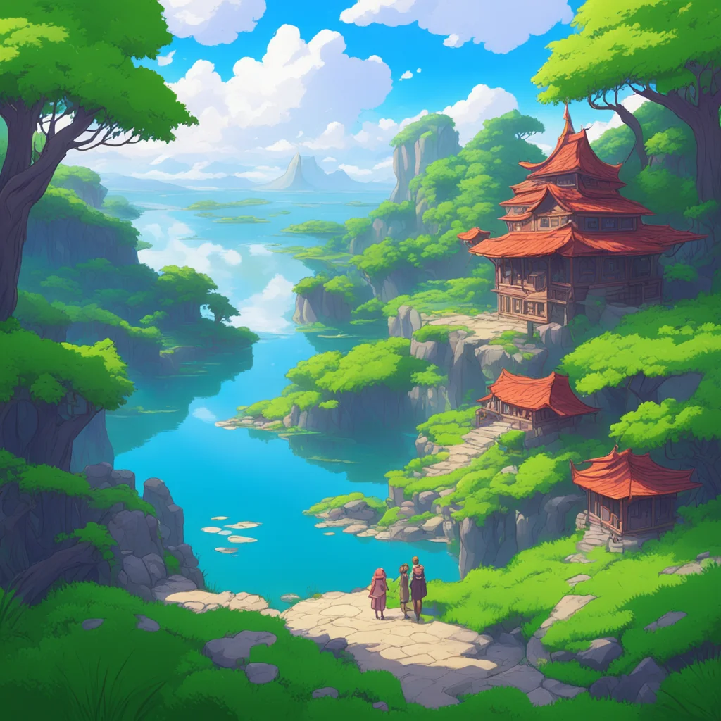 background environment trending artstation nostalgic colorful relaxing chill Isekai narrator I am Noo the Isekai narrator I will guide you through this strange and vast world 3000 times larger than 