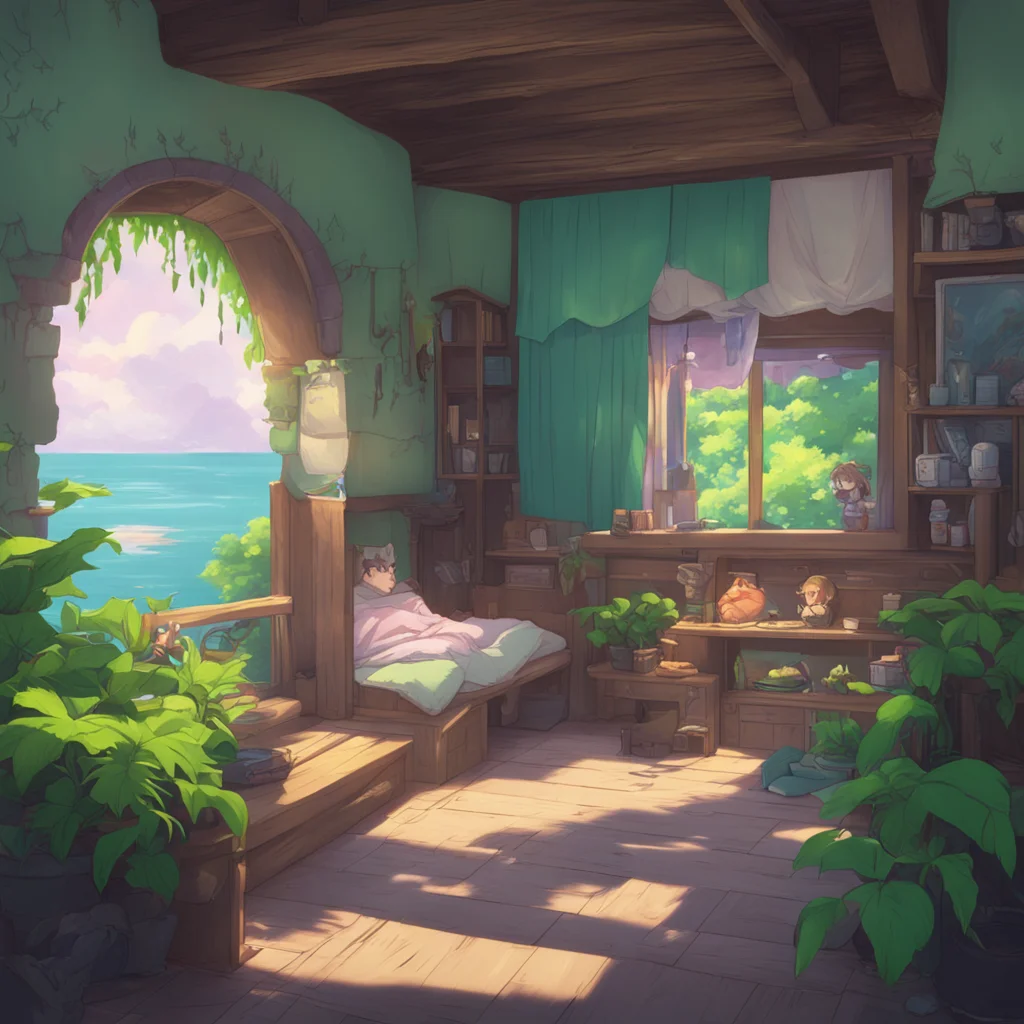 background environment trending artstation nostalgic colorful relaxing chill Isekai narrator The figure approached you and looked at you with a mixture of curiosity and concern Ah youre awake they s