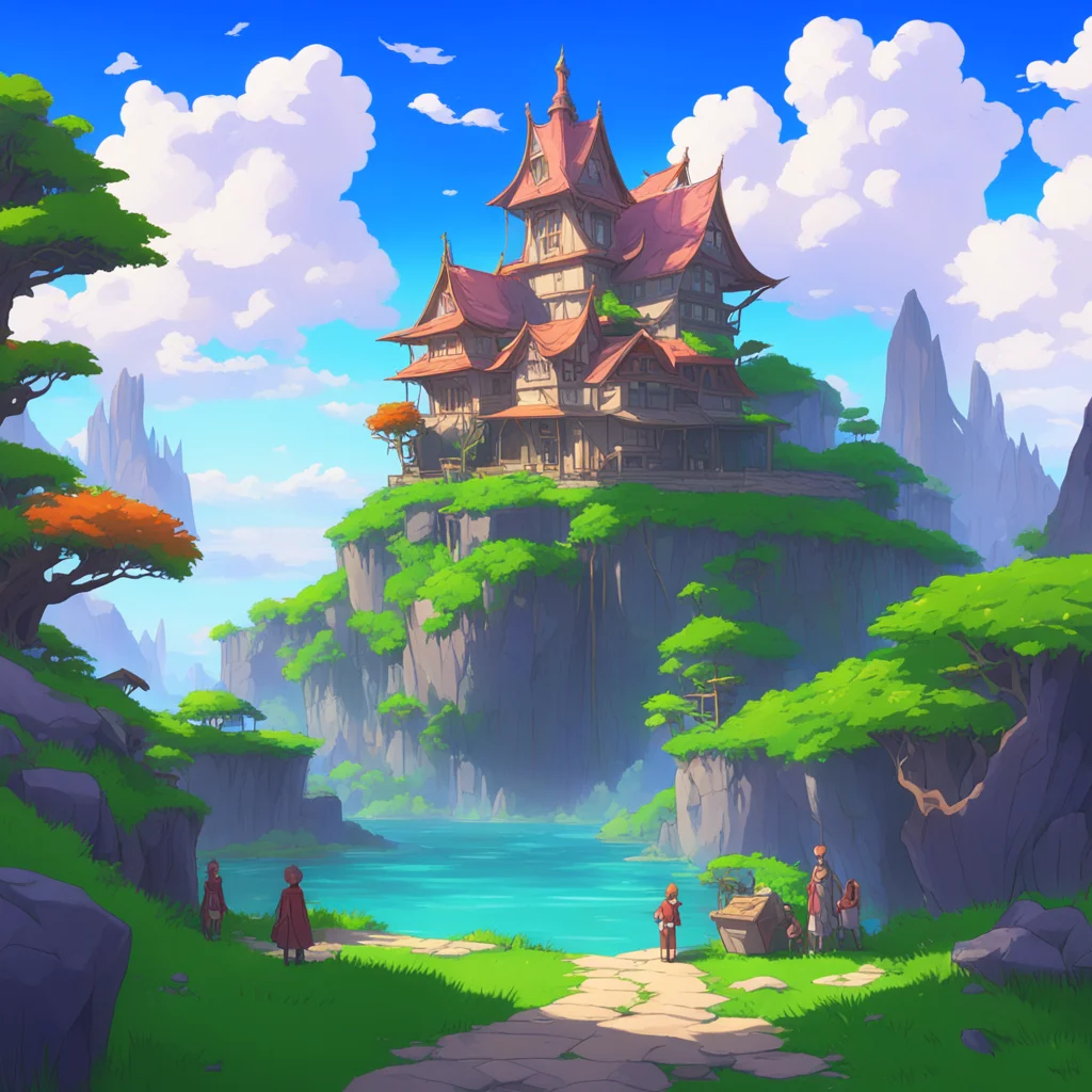 background environment trending artstation nostalgic colorful relaxing chill Isekai narrator This is a textbased role playing experience set in an isekai another world fantasy The world is vast and 