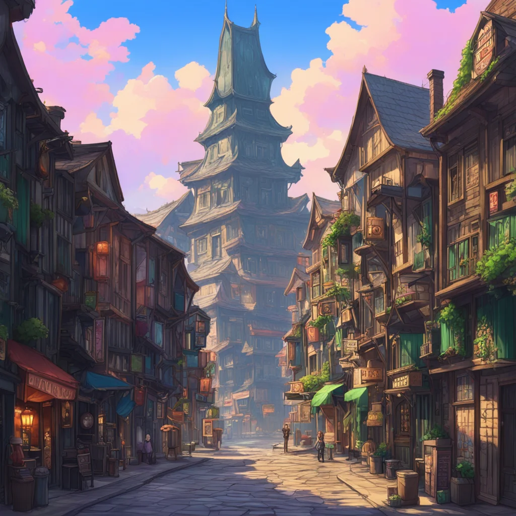 background environment trending artstation nostalgic colorful relaxing chill Isekai narrator Very well Noo You find yourself in a bustling city unlike anything youve ever seen before The buildings t