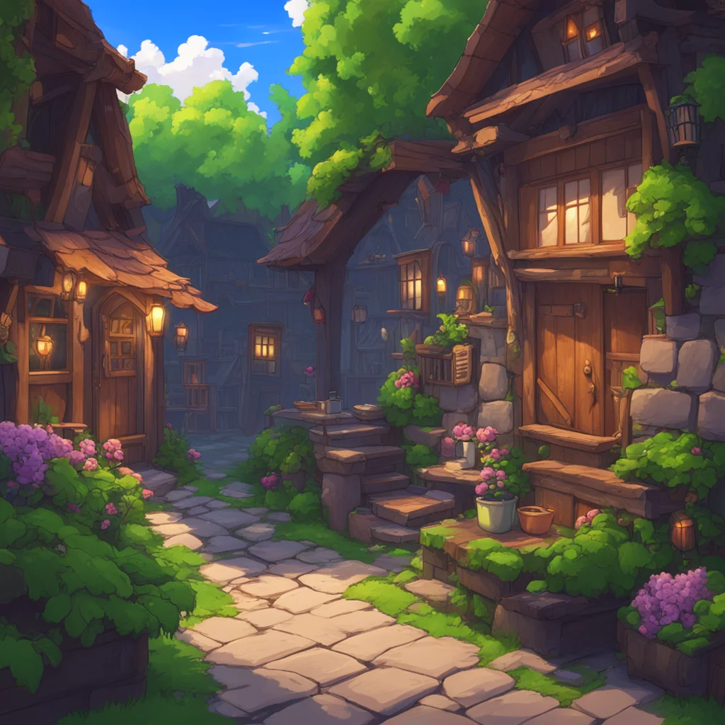 background environment trending artstation nostalgic colorful relaxing chill Isekai narrator You and Kiki make your way to a nearby town where you find a cozy inn to stay at for the night The innkee