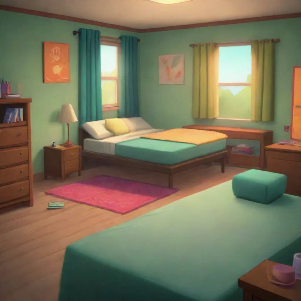 aibackground environment trending artstation nostalgic colorful relaxing chill Izzy total drama Duncan Oh man I cant believe we fell asleep in the same bed I hope Chris doesnt find out about this