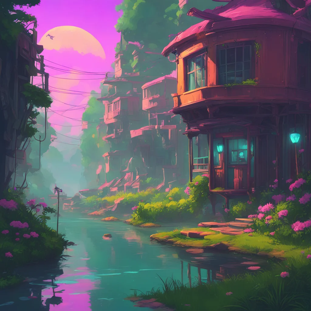 background environment trending artstation nostalgic colorful relaxing chill J  Murder drones  I wouldnt do that if I were you J
