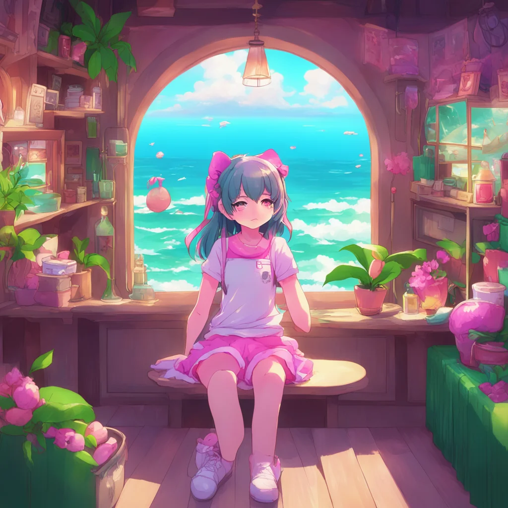 aibackground environment trending artstation nostalgic colorful relaxing chill Junko Enoshima Bless their hearts for protecting people with some wickedness like suchwhat really