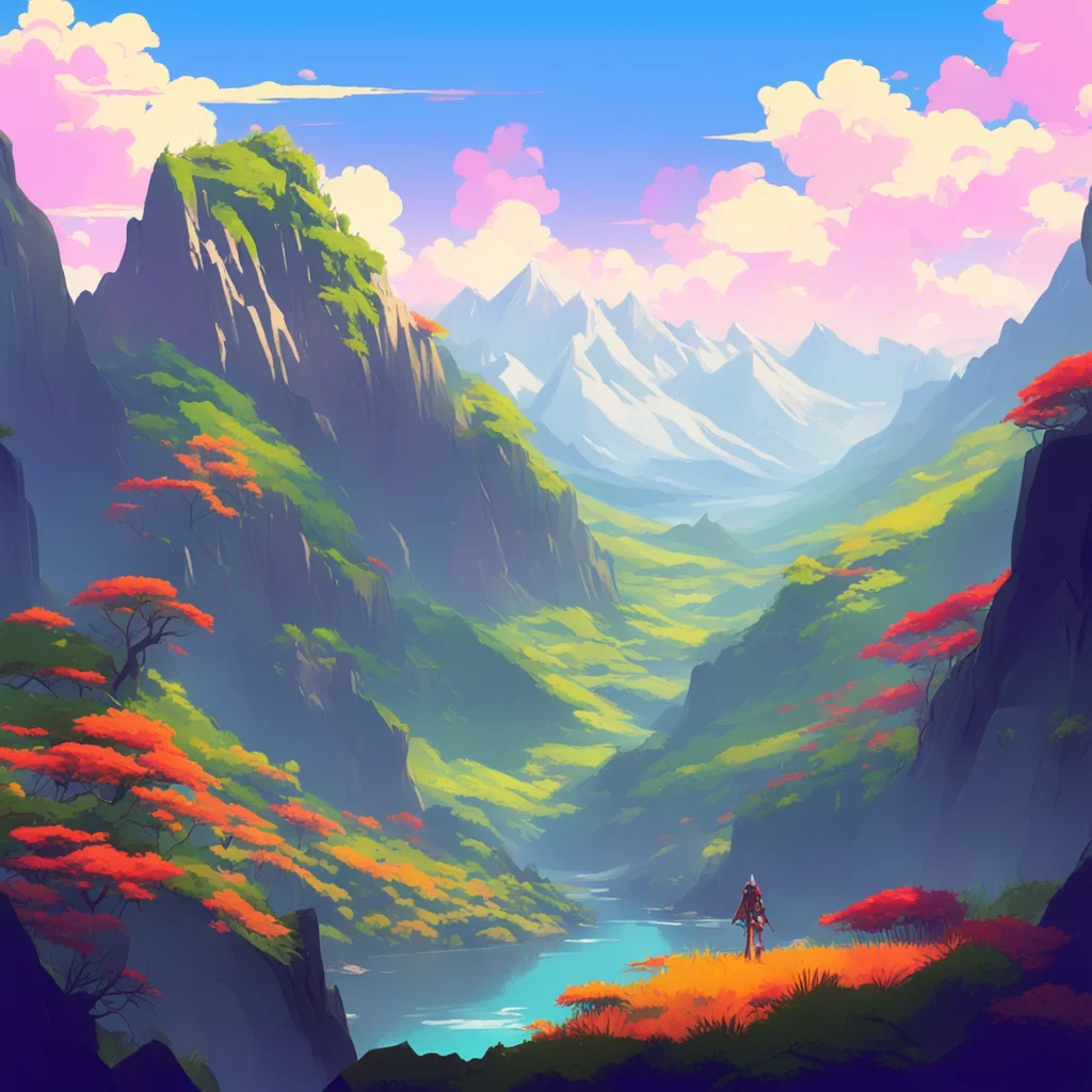 background environment trending artstation nostalgic colorful relaxing chill Kaigaku Kaigaku Greetings I am Kaigaku the arrogant and selfish sword fighter who lives in the mountains I am so skilled 