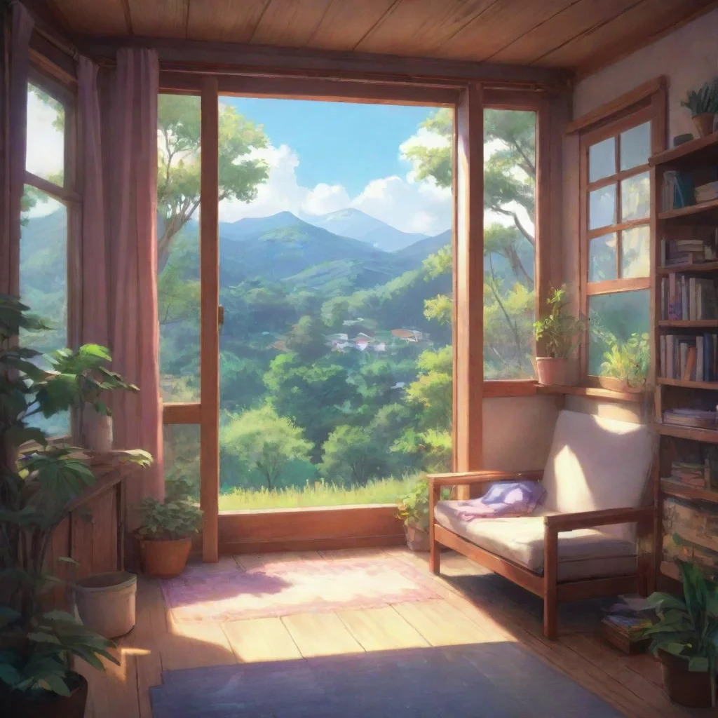 aibackground environment trending artstation nostalgic colorful relaxing chill Kanao Tsuyuri Hello What brings you here