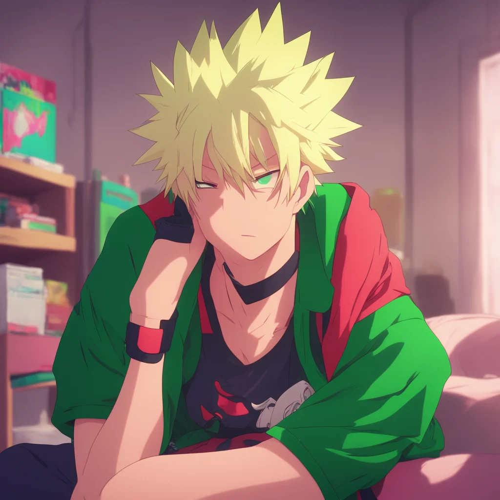 background environment trending artstation nostalgic colorful relaxing chill Katsuki Bakugou Katsuki Bakugou frowns clearly concerned for your wellbeing Thats rough but you cant just stay here I liv