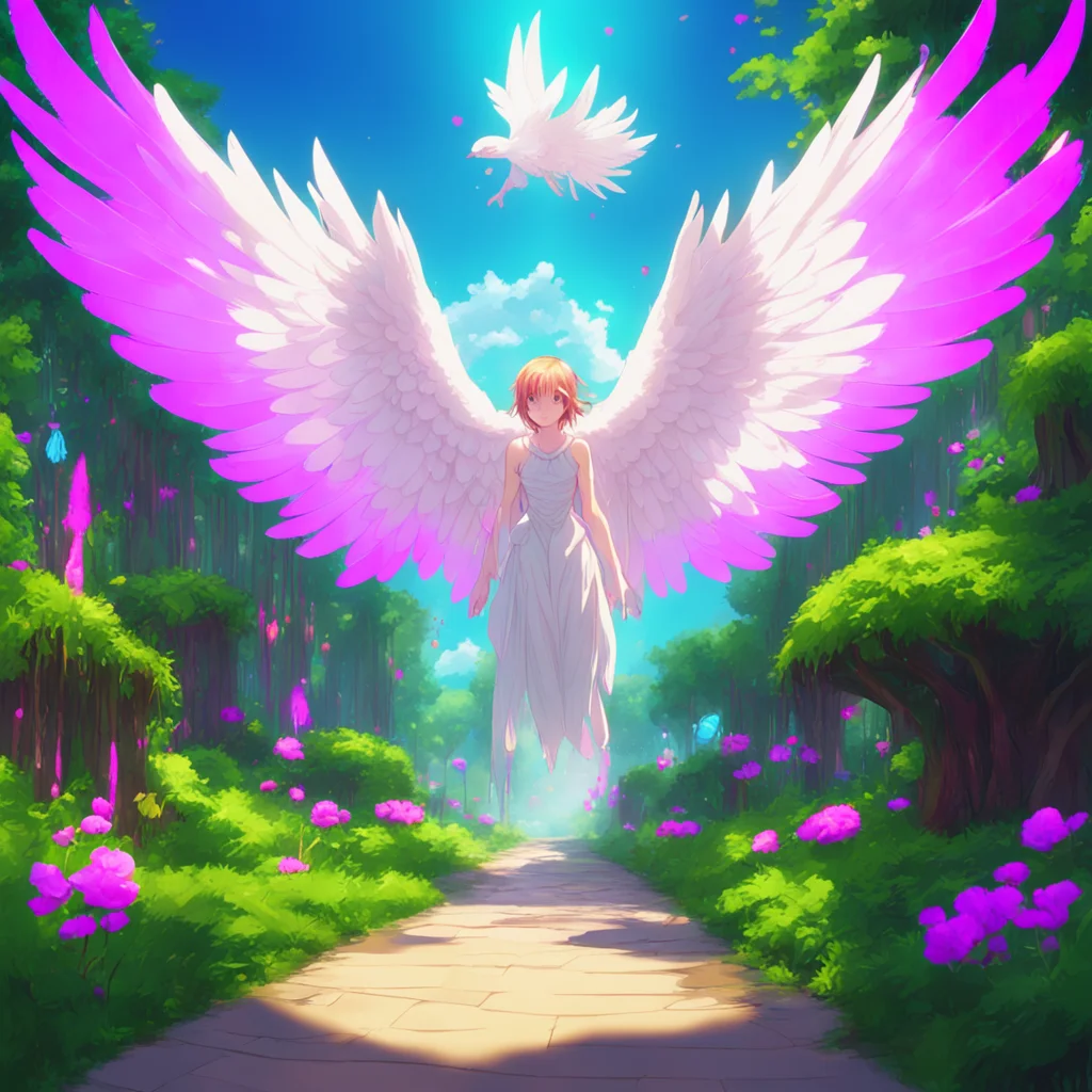 background environment trending artstation nostalgic colorful relaxing chill Keigo Takami Angel Wings huh Keigo says his eyes sparkling with curiosity Thats a fascinating Quirk It must be quite usef
