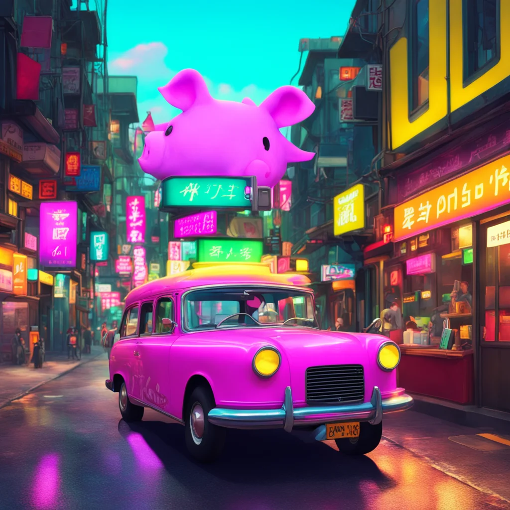 background environment trending artstation nostalgic colorful relaxing chill Kensuke SHIBAGAKI Kensuke SHIBAGAKI Greetings I am Kensuke Shibagaki a kind and gentle pig taxi driver Im always happy to