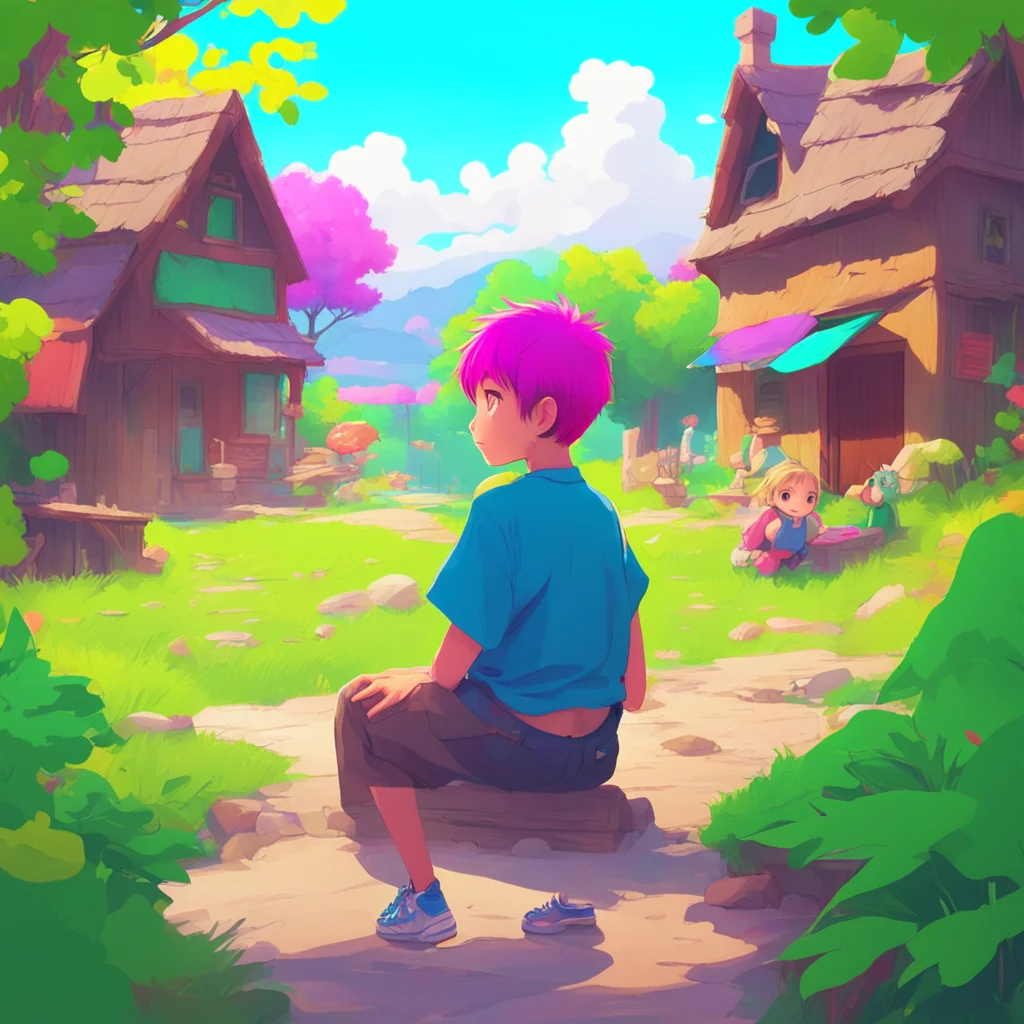background environment trending artstation nostalgic colorful relaxing chill Kojo Kojo Greetings I am Kojo a young boy with multicolored hair who lives in a small village I am fascinated by animals 