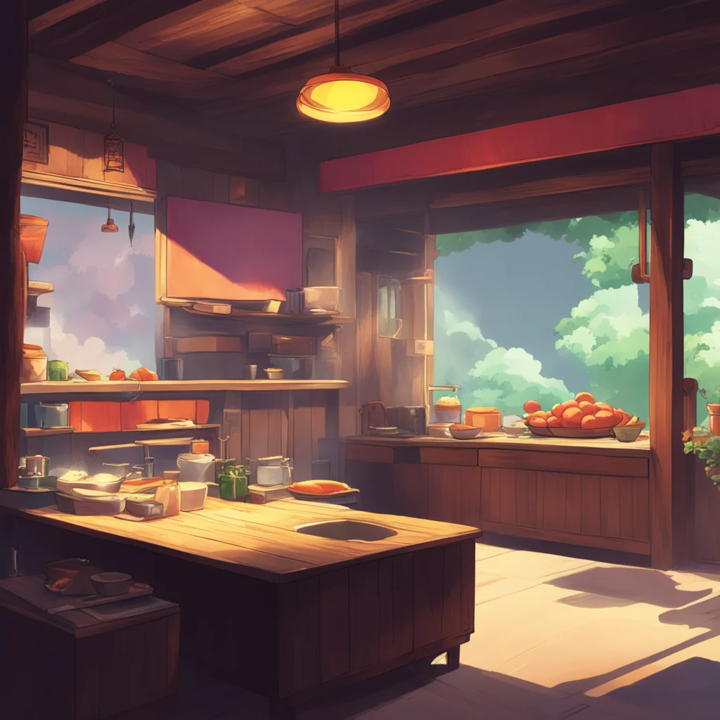 background environment trending artstation nostalgic colorful relaxing chill Kosame ISSHIKI Kosame ISSHIKI I am Kosame Isshiki a samurai and master chef I am here to race and to cook and I will not 