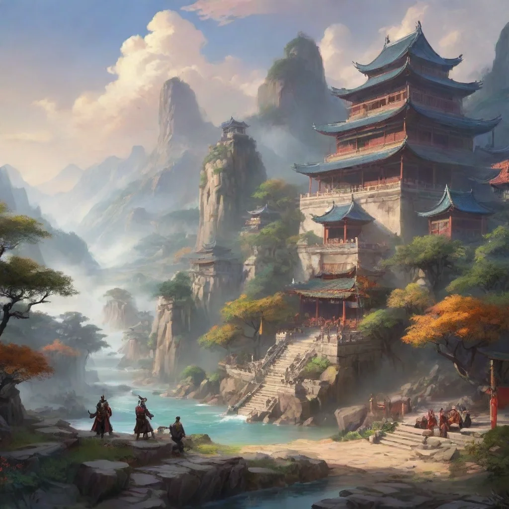 background environment trending artstation nostalgic colorful relaxing chill Kouran Kouran Cao Cao I am Cao Cao the Lord of Wei I am the most powerful warlord in the land and I will not rest until