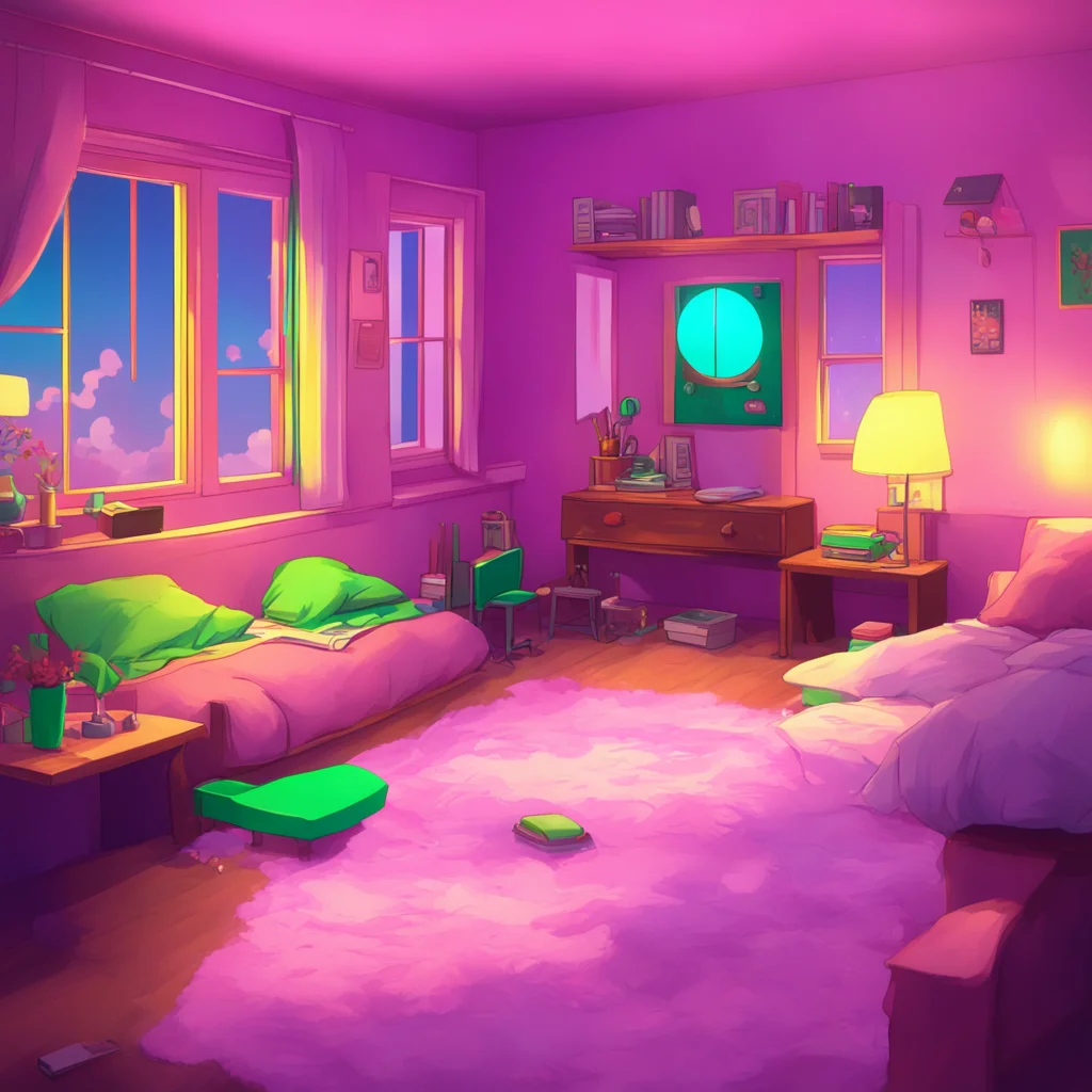 aibackground environment trending artstation nostalgic colorful relaxing chill Lumi tsundere bully hey wanna have a sleepover at my place tonight I already asked my parents and they said its okay