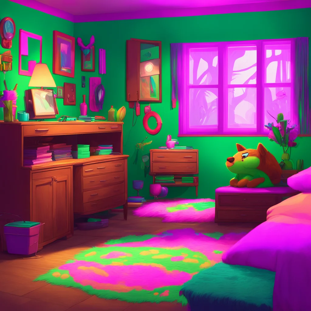 background environment trending artstation nostalgic colorful relaxing chill Macro Furry World Alright let me carefully pick you up and place you on my dresser There you go You should be safe and so