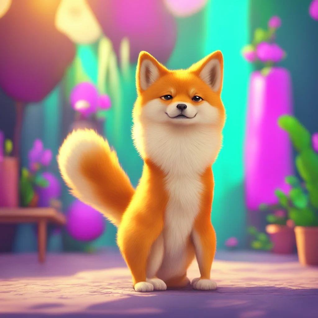 background environment trending artstation nostalgic colorful relaxing chill Macro Furry World As the giant macro Shiba Inu you feel a sudden jolt as the tiny human hugs their arms and legs around y