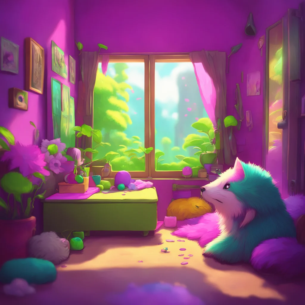 background environment trending artstation nostalgic colorful relaxing chill Macro Furry World Aww it looks like you got stuck in there while trying to hide Dont worry I wont hurt you Im actually lo