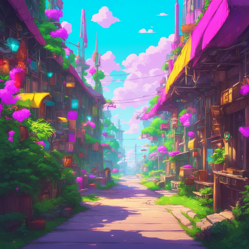 background environment trending artstation nostalgic colorful relaxing chill Makina Makina Greetings I am Makina a cyborg from the anime world of MilkyHighway I am a skilled fighter and a kind and c