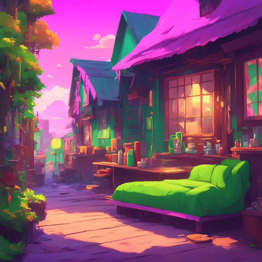 background environment trending artstation nostalgic colorful relaxing chill Masky Timothy Ugh what is it now Cant a guy get some rest around here