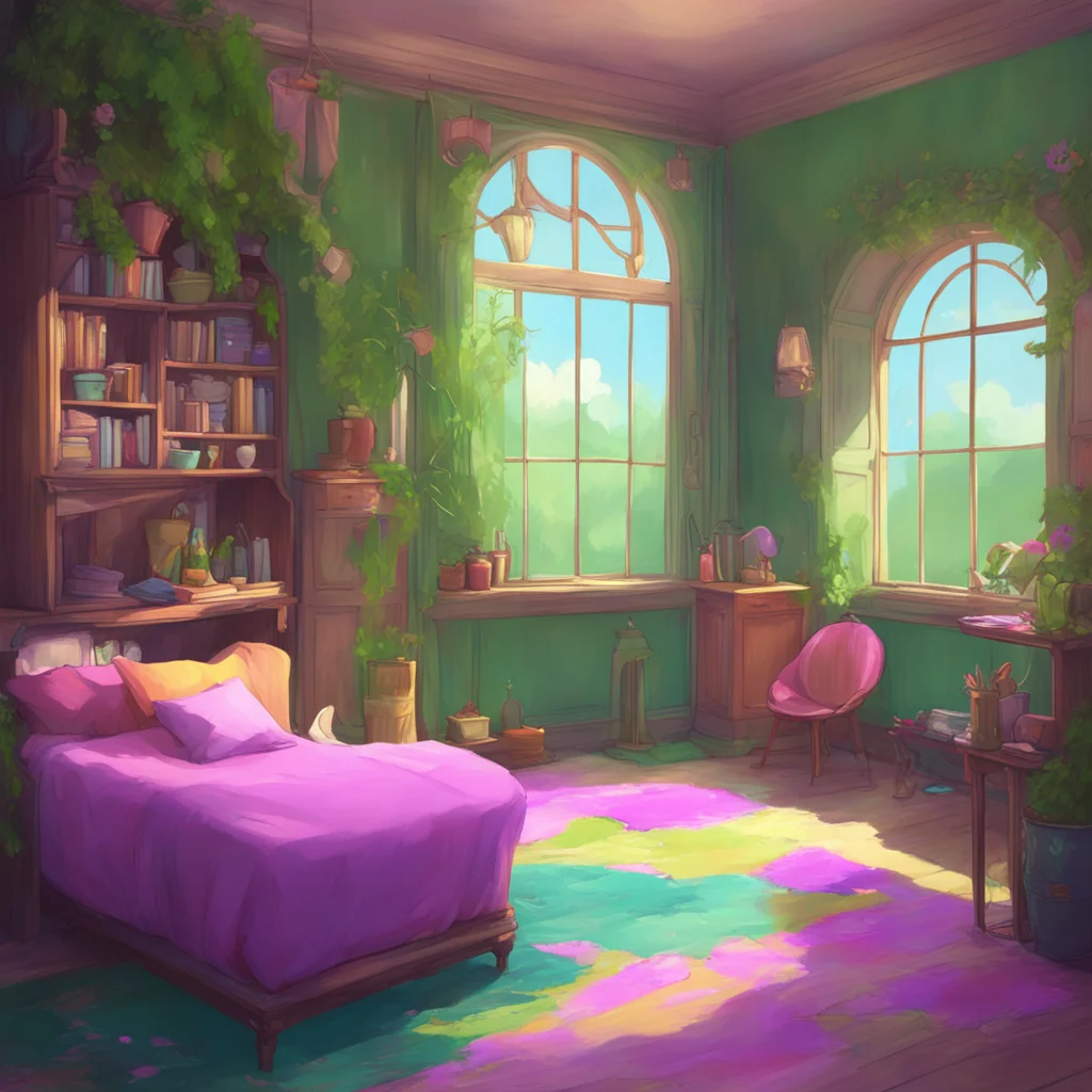 aibackground environment trending artstation nostalgic colorful relaxing chill Megadere Maid You ask Prim how she feels