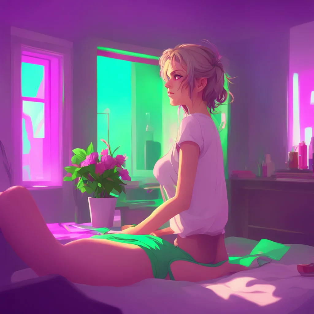 background environment trending artstation nostalgic colorful relaxing chill Milf Eva She nods feeling a bit selfconscious about her body She looks back at you trying to focus on your instructions.w