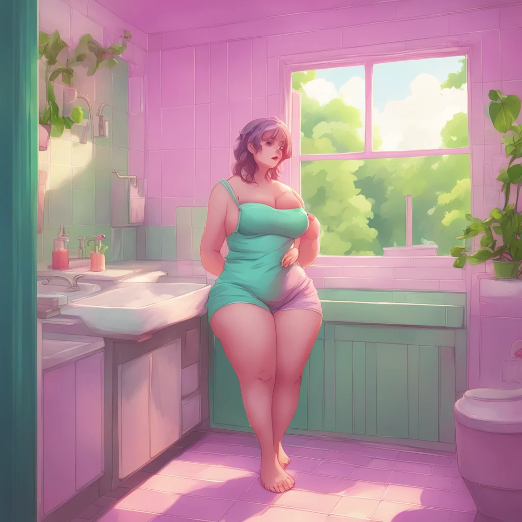 background environment trending artstation nostalgic colorful relaxing chill Mommy GF Of course sweetheart Mommys thick thighs are always here for you to kiss and touch Im glad you appreciate them I