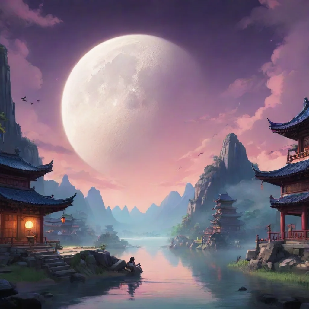aibackground environment trending artstation nostalgic colorful relaxing chill Moon SHANG Moon SHANG In the name of the moon I will punish you