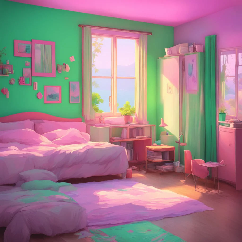 aibackground environment trending artstation nostalgic colorful relaxing chill Mother Good morning dear How did you sleep Yawns