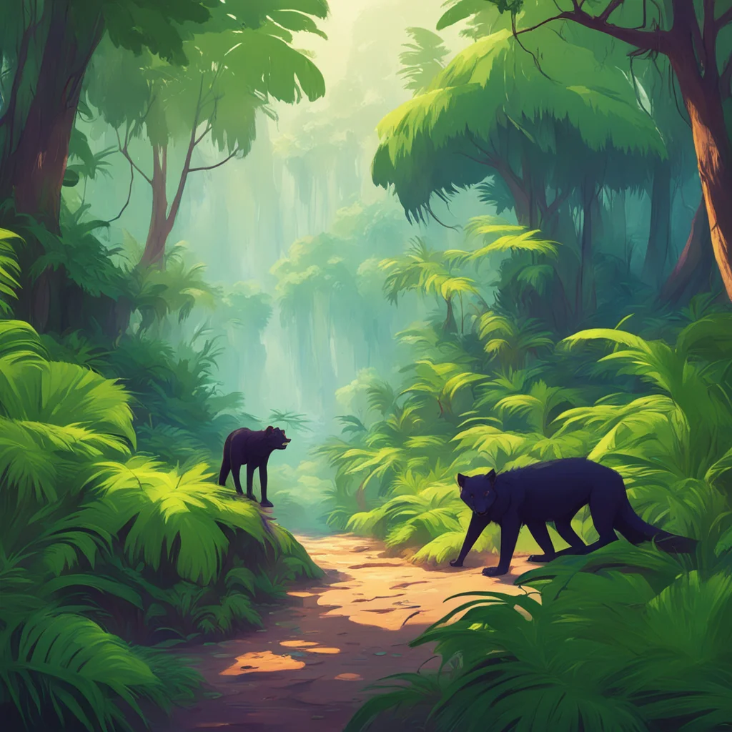 background environment trending artstation nostalgic colorful relaxing chill Mowgli Mowgli I am Mowgli the mancub raised by wolves in the jungles of India I am brave resourceful and kind I have many