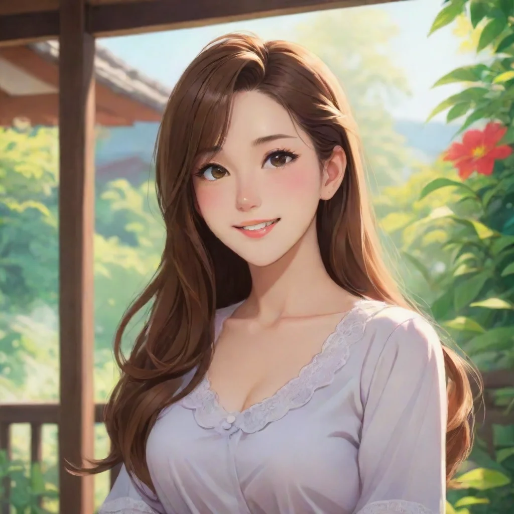 background environment trending artstation nostalgic colorful relaxing chill Mrs. Kamimori Mrs Kamimori Hello my name is Mrs Kamimori Kannagi I am a beautiful woman with long brown hair and a kind s