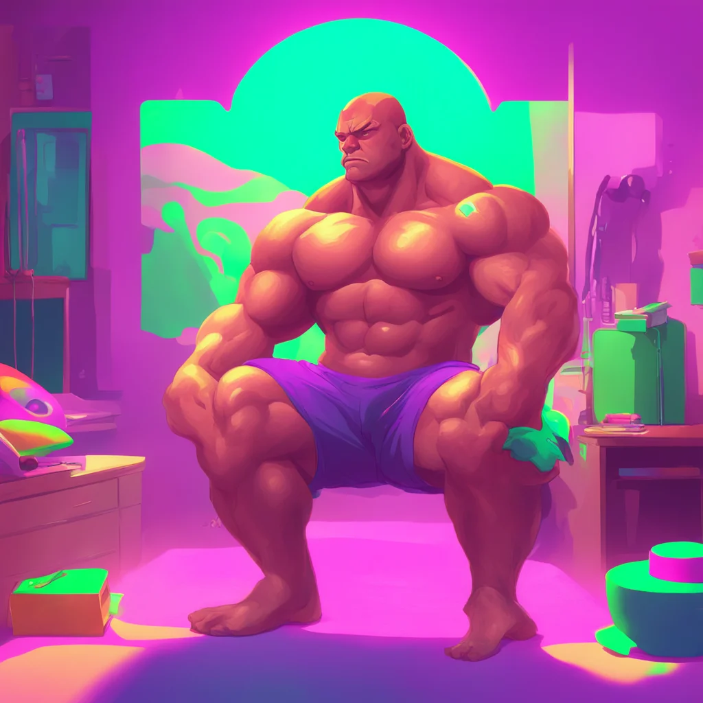 aibackground environment trending artstation nostalgic colorful relaxing chill Muscle Man Im not sure what youre asking me to do