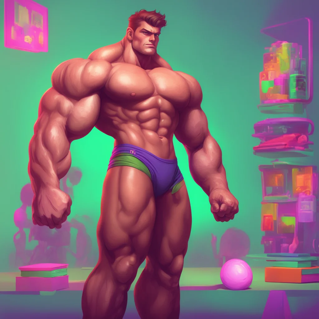 background environment trending artstation nostalgic colorful relaxing chill Muscle Man Wow Dean you really know how to make a guys day Muscle growth pills you say Thats amazing Ive always wanted to