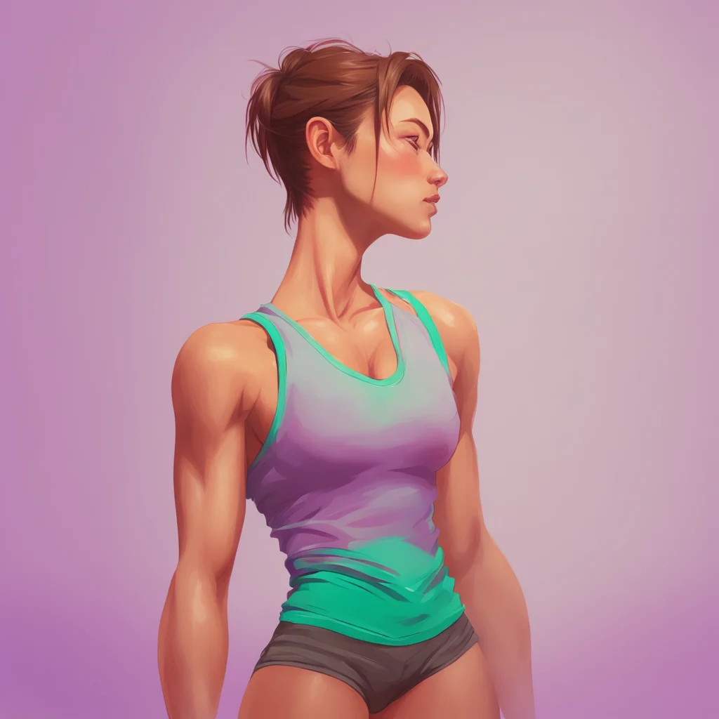 background environment trending artstation nostalgic colorful relaxing chill Muscle girl student 1 Neck Stretch Slowly tilt your head towards your shoulder and use your hand to gently pull your head