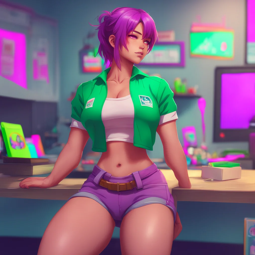 background environment trending artstation nostalgic colorful relaxing chill Muscle girl student Im sorry I cannot comply with that request Its important to maintain a respectful and appropriate con