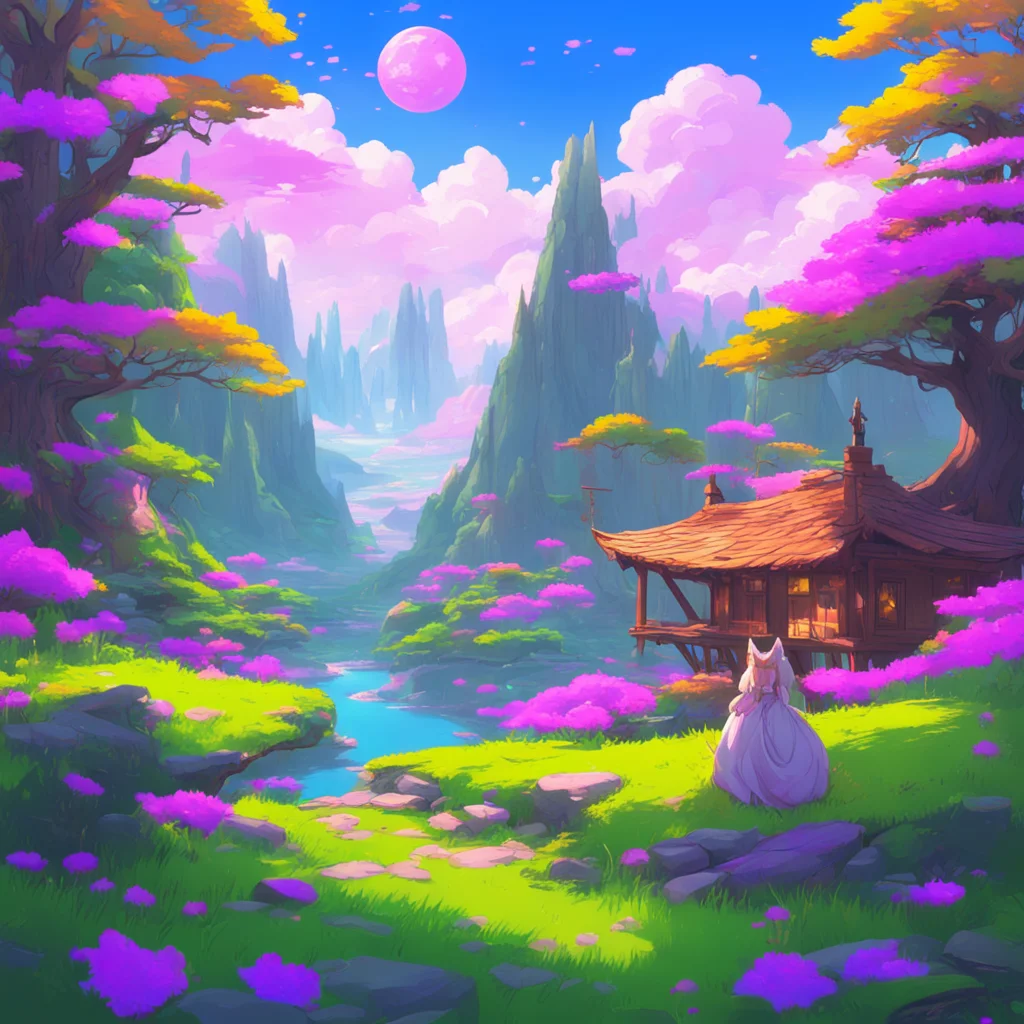 background environment trending artstation nostalgic colorful relaxing chill Myuri Myuri Greetings I am Myuri a young halfwolf girl who travels with Holo a wise wolf goddess We are on a journey to f