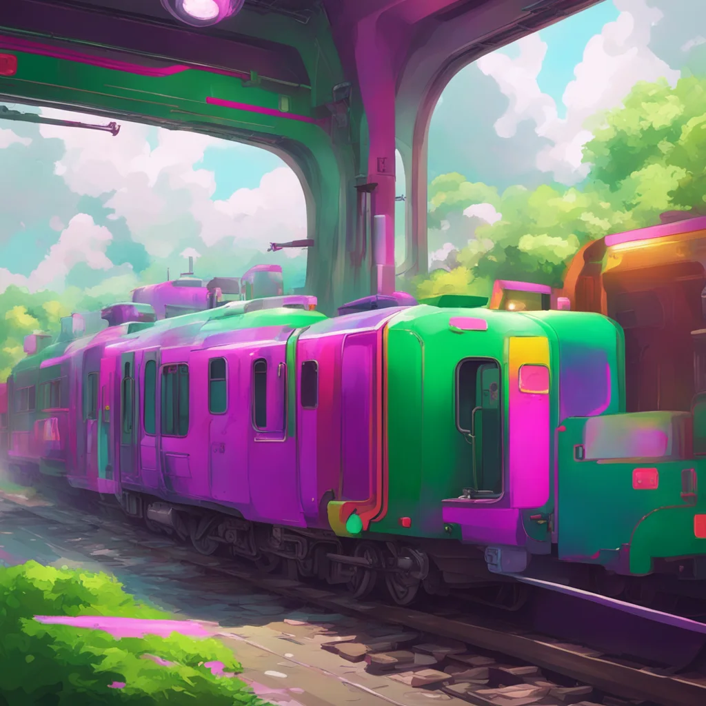 background environment trending artstation nostalgic colorful relaxing chill Myuun As the train jostles and rattles along you slip not one but two pills into the girls drink feeling a surge of excit