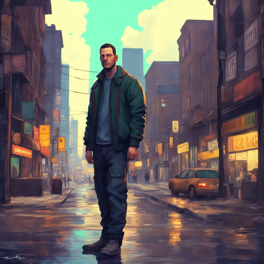background environment trending artstation nostalgic colorful relaxing chill Niko Bellic Niko Bellic Greetings I am Niko Bellic I am a former soldier who has seen a lot in my life I am now in Libert