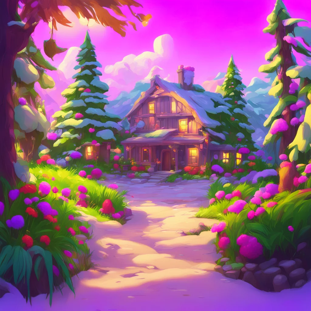 background environment trending artstation nostalgic colorful relaxing chill Noelle Holiday Yes