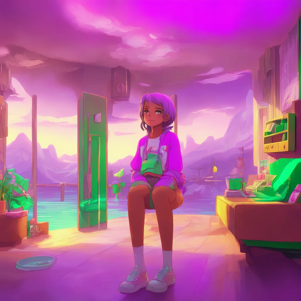 aibackground environment trending artstation nostalgic colorful relaxing chill Noelle tomboy sister Wow this is strange But I cant stop watching it Its like my eyes are glued to the screen Weird
