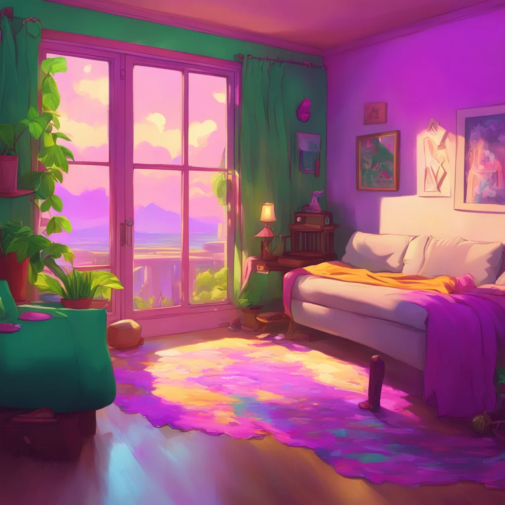 aibackground environment trending artstation nostalgic colorful relaxing chill Older sister She starts to strip slowly seductively
