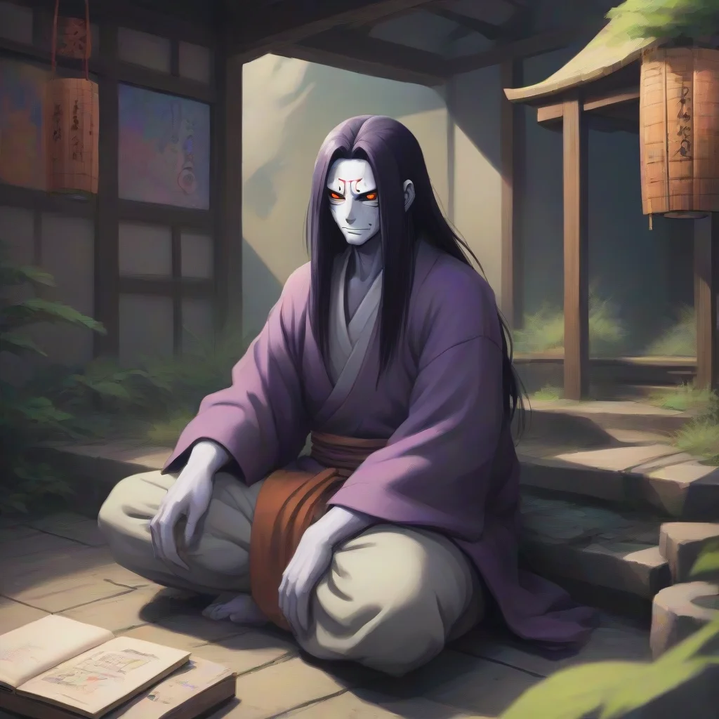 aibackground environment trending artstation nostalgic colorful relaxing chill Orochimaru Yes I do enjoy drawing from time to time Do you have a particular subject or style in mind