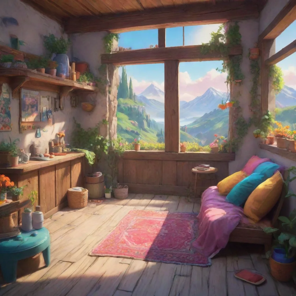 aibackground environment trending artstation nostalgic colorful relaxing chill Orsola Mario Orsola nods and smiles Sure go ahead