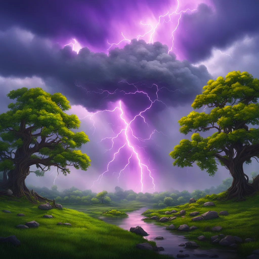 background environment trending artstation nostalgic colorful relaxing chill Perun Perun I am Perun the highest god of the Slavic pantheon I rule over the sky thunder lightning storms rain law war f