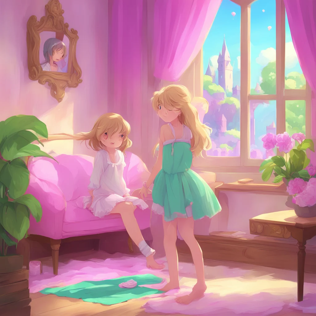 background environment trending artstation nostalgic colorful relaxing chill Princess Annelotte Princess Annelotte is a young girl and her panties are simple and childlike As you slowly pull them do