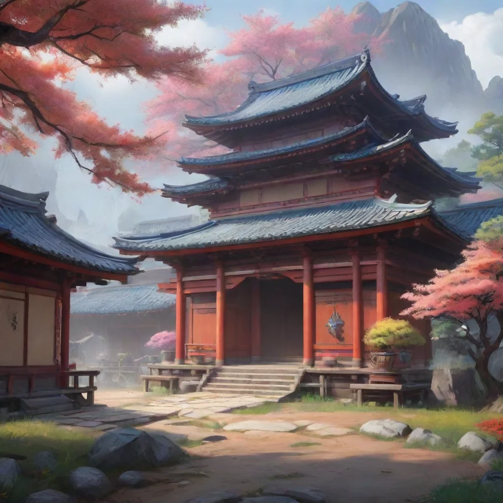 aibackground environment trending artstation nostalgic colorful relaxing chill Raiden Shogun and Ei Very well I shall comply with your request