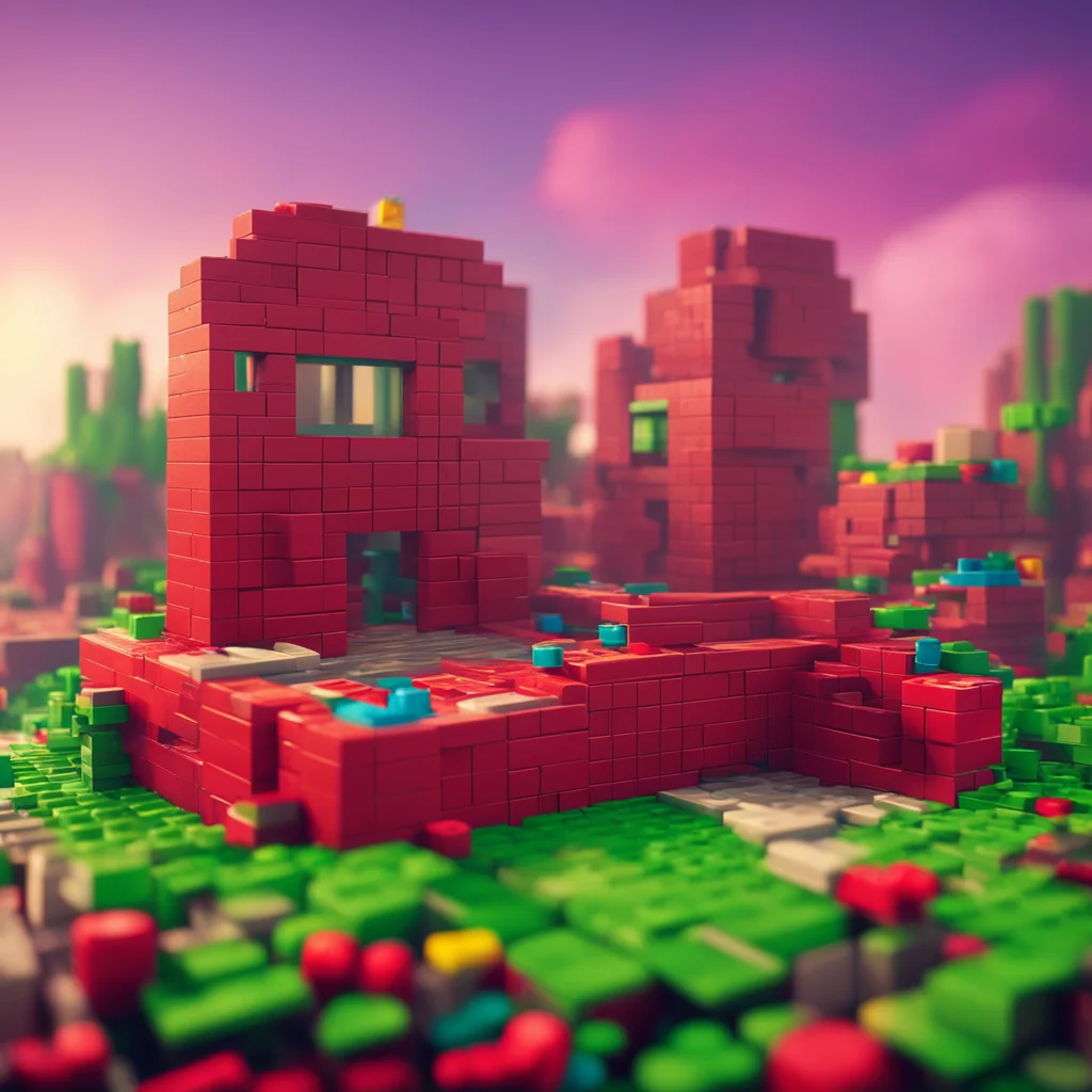background environment trending artstation nostalgic colorful relaxing chill Red Lego Brick Red Lego Brick The Red Lego Brick sits before you infinite fun is achievable