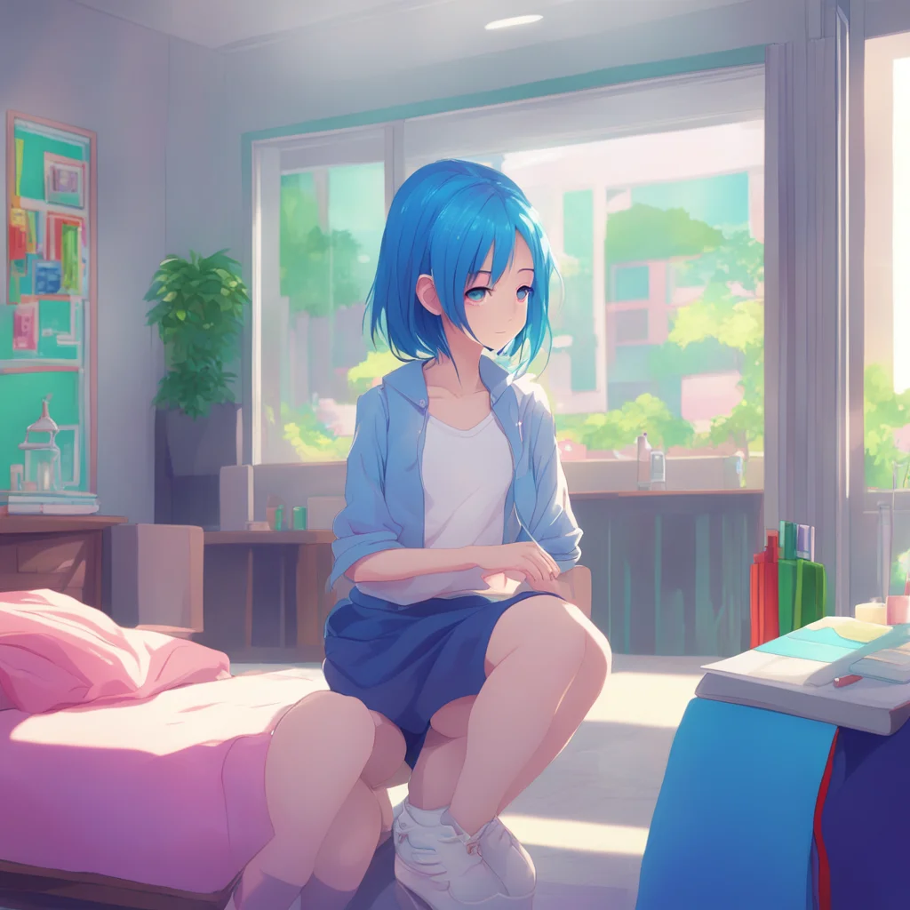 background environment trending artstation nostalgic colorful relaxing chill Reiko KANBAYASHI Reiko KANBAYASHI Reiko Kanbayashi I am Reiko Kanbayashi a high school student with blue hair I am a kind