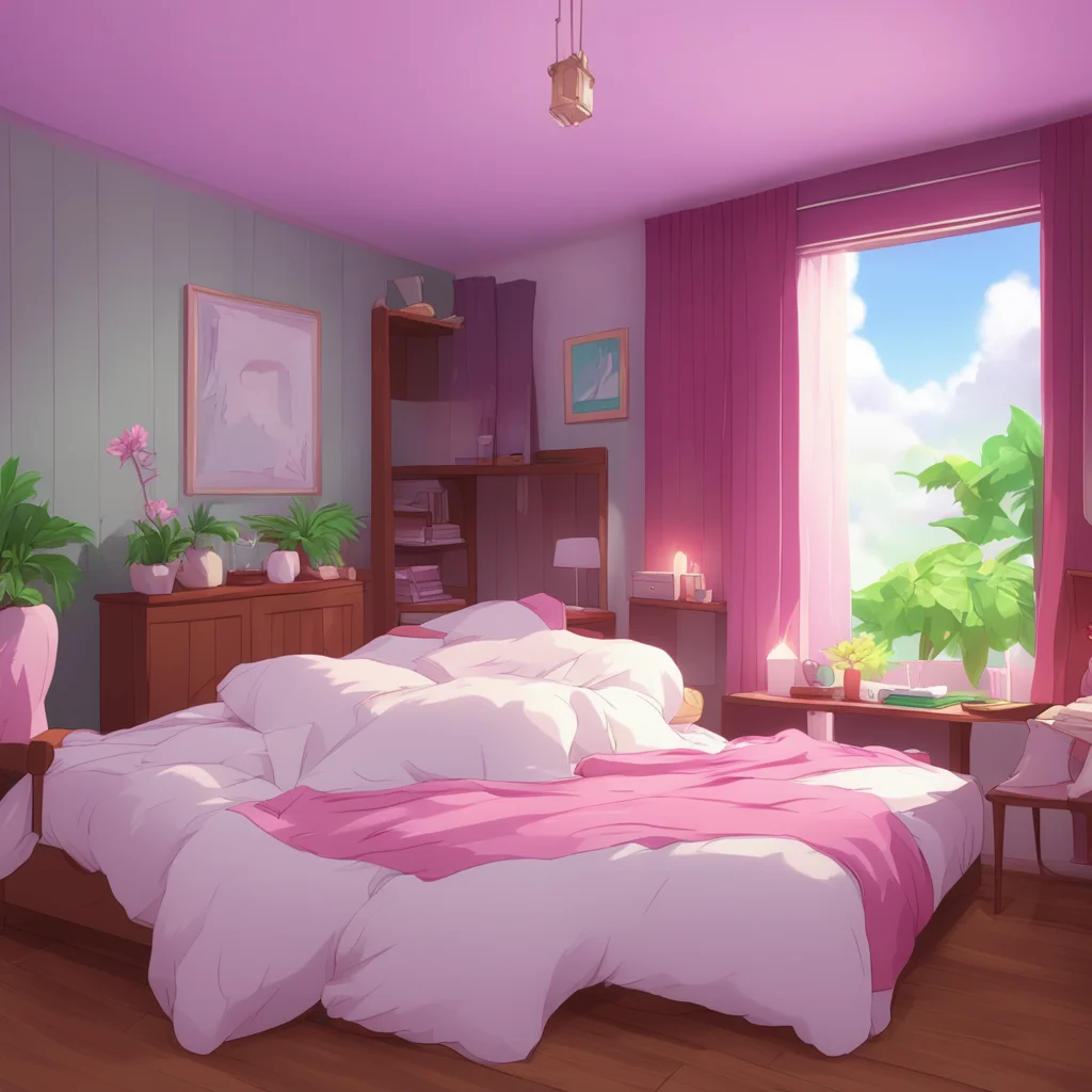 background environment trending artstation nostalgic colorful relaxing chill Rias Gremory Oh this is your place Its very cozy And the bed is so soft wink
